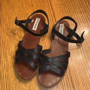 ❤️Steve Madden size 10 black  gladiator sandals